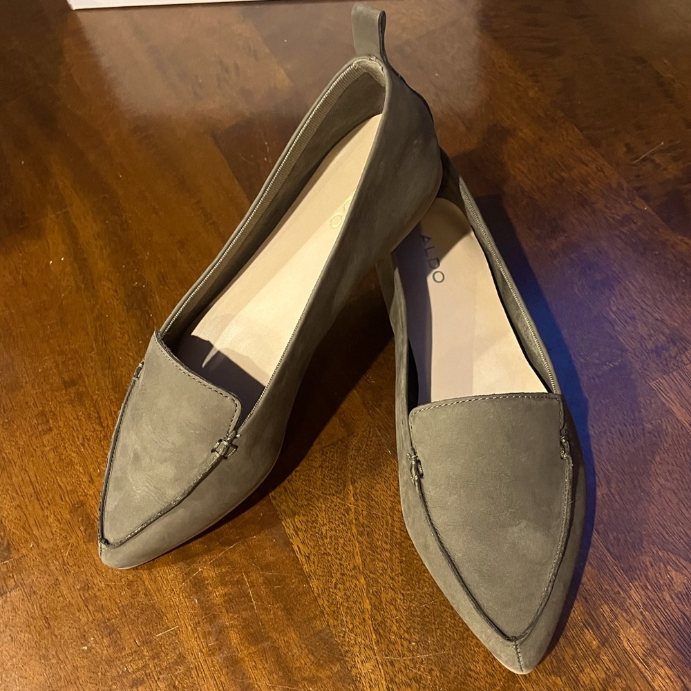 ALDO Galinsky pointed toe suede flats